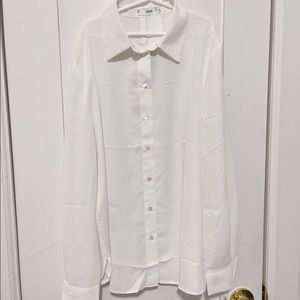MANGO Buttoned flowy shirt